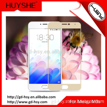HUYSHE for Meizu M3s 2.5D full cover 0.3mm thickness tempered glass screen protector
